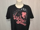 The Rolling Stones 50 Years Live In Concert Womens Medium Black Tshirt