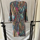 Tommy Hilfiger Vtg 60s Inspired Dress Size 8 Psychedelic Mod Colorful Paisley