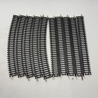 Bachmann Ho Scale Curved And Straight Model Train Track Pieces Lot Of 10