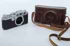 Vintage Leica Iiif Bd Rangefinder 35mm German Film Camera  Case  Cap  Very Clean