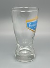 Burgermeister Beer Sham Glass   Vtg Tavern Advertising   Man Cave Barware Decor