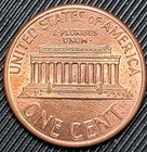 1991 D Lincoln Memorial Penny Mint Error Coin Struck Off Center  Ddr Middle Bay