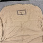 Gucci Garment Travel Bag Beige Tan Suit Dress Coat Dust Cover Designer Jacket
