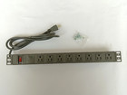 19 1u Rack Mount Pdu Power Strip 8 Outlet Mountable Power Strip Heavy Duty Wide