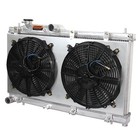 Spawon Radiator   Fan Shroud For Subaru Impreza Wrx 2008-2014 2 0l 2 5l H4 Mt
