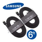 2x Original Samsung Galaxy S24 S23 S22 S21 5g Usb-c 6ft Super Fast Charge Cable 