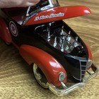 Texaco Gas   Oil Tow Truck Diecast Coin Bank - Red Black Silver