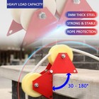 Lifting Pulley System Roof Top  Rope Block And Tackle Pulley System For Lifting