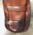 Antique Wyeth Western Double Loop Holster Marked Olive Fits Colt Single Action