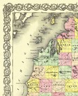 Historic State Map - Michigan Lower Peninsula - Colton 1855 - 23 X 27 94