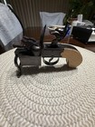 Rare Vintage Tinder Pistol Gun-shaped Flintlock Table Lighter Read Description