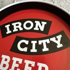 Vintage Iron City Beer Metal Serving Tray - Pittsburgh Brewing Co 