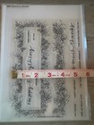 Simon Says Stamp - Slimline Florals Stamp Set - Lightly Used
