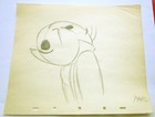 Jiminy Cricket 1943 Pinocchio Walt Disney Original Production Cel Drawing