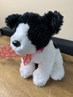 2005 Ty Classic  brinksie    Tysilk Shaggy Dog Plush Stuffed Animal Black white