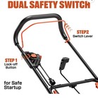 Corded Electric Snow Blower 15a Led Lights 12    Clearing New