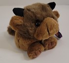 Vtg 1994 Swibco Puffkins 4  Biff Buffalo Bison Bean Plush Stuffed Animal Nos