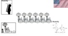 Fender Strat Tele Locking Tuners  Chrome  set Of 6  