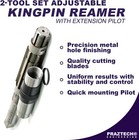 Kingpin  Adjustable Hand Reamer Set Extension Pilot 2-tool With H16 Kingpin