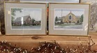Marilyn Davis Art Signed Set Framed 2 Limited Edition Hartford