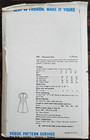 Vintage 1960s Vogue Sew Pattern 6991 Size 14 Bust 34 Dress