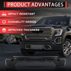 Black Steel Front Bumper Face Bar W  Park Assist For Gmc Sierra 1500 2019-2021