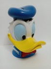 Vintage Donald Duck Head Coin Bank 1971 Walt Disney Production Pre-owned 