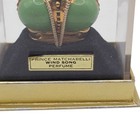 Vintage Wind Song Prince Matchabelli Green Crown Jewel Perfume With Display Case