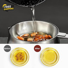 50oz 304 Stainless Steel Deep Fryer Pot With Basket   Strainer  Large Capacity