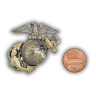 Us Marine Corps Emblem Usmc Eagle Globe Genuine Lapel Hat Pin Badge 1-5 8 