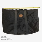 Tissot Swiss Watch Black Nylon Duffel Bag Leather Logo Patch Travel Gym Tote 28 