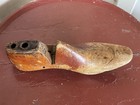 Vintage Shoe Last Form Size 5-1 2 B Wood   Metal Leader Factory Mold  2-63 Decor
