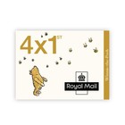 Winnie The Pooh Stamps 1st Class X 4 Stamp Book From Royal Mail