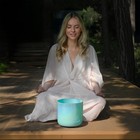 Cvnc 432hz 7  F Heart Chakra Clear Crystal Singing Bowl Sound Healing Bath Yoga