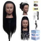 Realistic Mannequin Head With Human Hair For Styling  Practice   Display