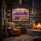 Grand Teton National Park Wildlife Art Print - Painting - Landscape