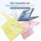 For Macbook Neo 13 Inch A3404 Clear Shell Case  keyboard Cover  screen Protector