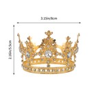 Children s Crown Alloy Kids Headdress Queen Jeweled Rhinestone Tiara