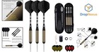All-inclusive Steel Tip Darts Set  27g Brass Darts With Flights  Tools   More