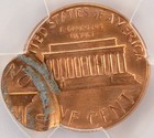 1985 1c Lincoln Cent Double-struck  2nd 85  Off-center Pcgs Ms66 Red