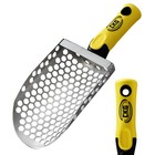 Heavy Duty Hand Sand Scoop For Metal Detecting  Ergonomic Yellow Handle  Beach S