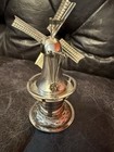 Antique Dutch  833 Silver Small Miniature Windmill Figurine 4 5    90g