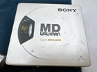 Sony Walkman Mz-e55 Vtg Gold Portable Minidisc Md Player W  Remote   Bag Tested