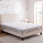 3 Inch White Goose Feather Mattress Topper king Feather Bed Topper mattress Cove
