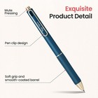 Gel Pens  6 Pcs Quick Dry Black Gel Ink Pens  0 5mm Fine Point Smooth Writing