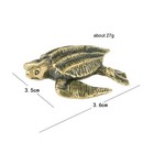 Brass Sea Turtle Figurine Statue House Office Decoration Animal Figurines Toy