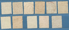 1921-33 Latvia Selection Of 11 Stamps Used 3701