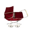 Vintage Beautiful Baby Doll Stroller Carriage Stroller Red Buggy Made In Spain