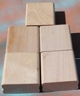 Stampin    Up  Unused Blank Wood Blocks  2    Long X 1 3 4    Wide  Set Of 5 Nos