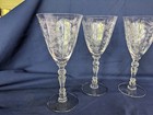 Vintage Fostoria Chintz Set Of 4 Water Goblet glasses   7 5 8 